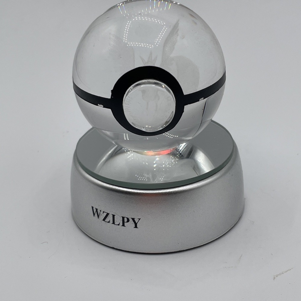 Crystal Ball with Color Changing Light-up Base And Internal Bird Figure - Picture 5 of 7